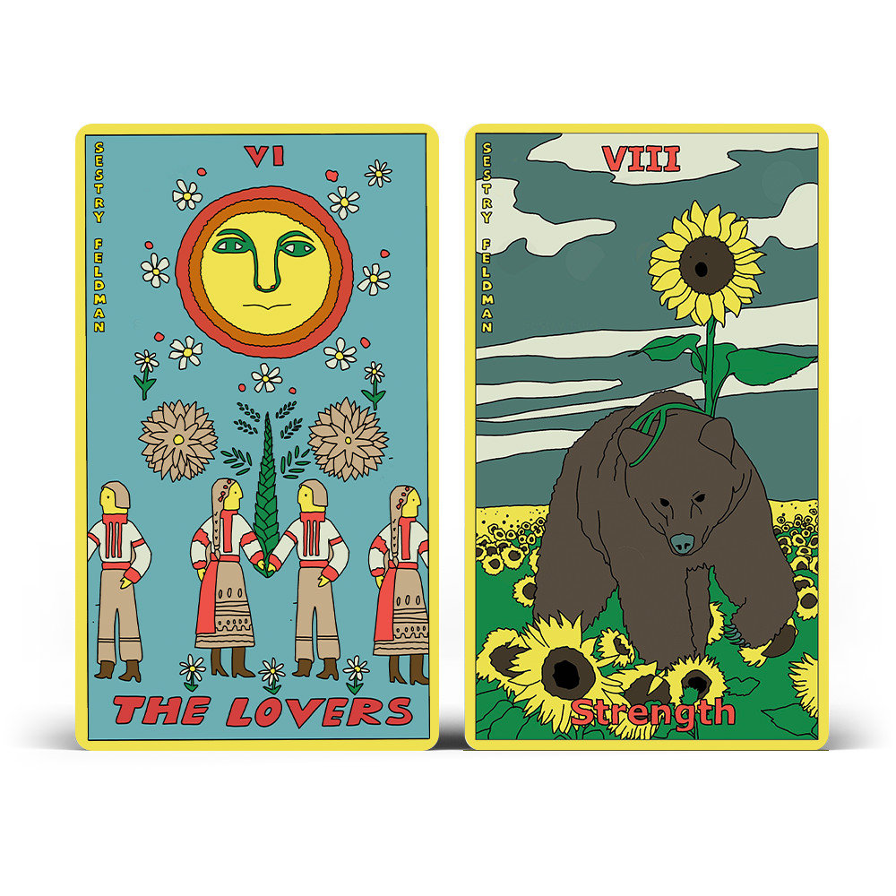 Glory to Ukraine Tarot, 78 Cards Tarot Deck - Etsy
