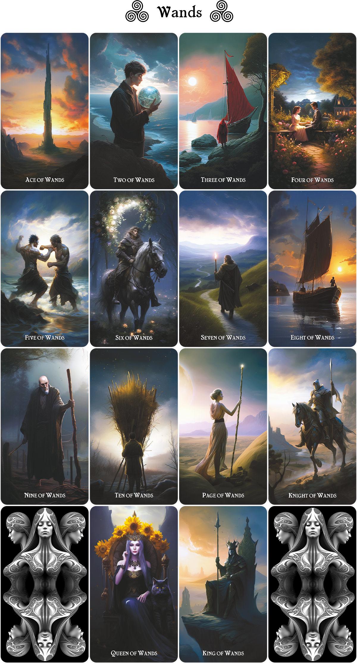 マーベラスワールドタロットデッキ：インディータロット、78枚