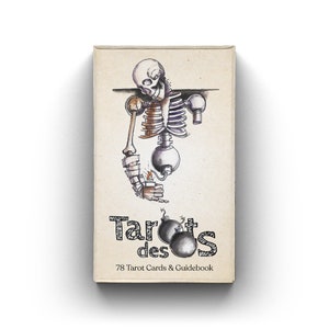 Tarot des Os, 78 Cartas Tarot Deck / Tarot Indie / Tarot Oscuro con Calaveras y Huesos