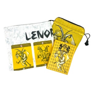 Set of Jester Lenormand, Bag and  Grand Tableau Cloth