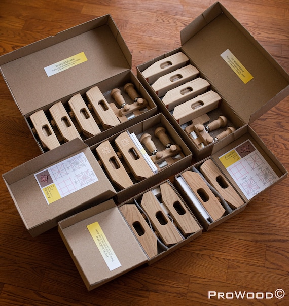 Kumiko Professional Kit 5 Pcs Oak - 15,75 30,60,45,22.5,67.5,90