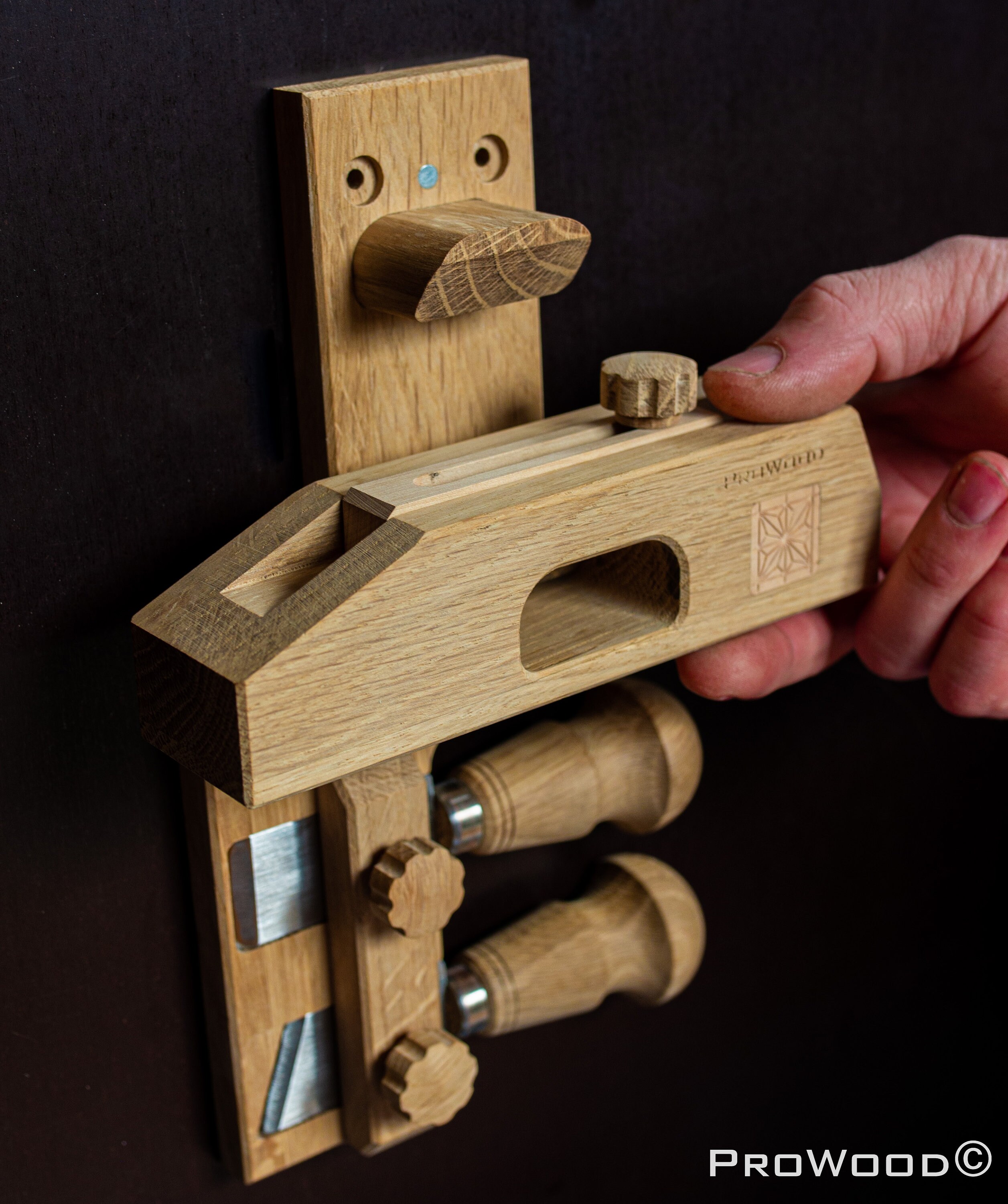 Kumiko Premium Professional Kit Men's Hobby Set 5 Kumiko Oak