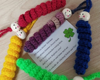 Sorgenwürmchen Häkelset 102-teilig - Mit Holzkugeln, Garn & Zubehör Für Anfänger