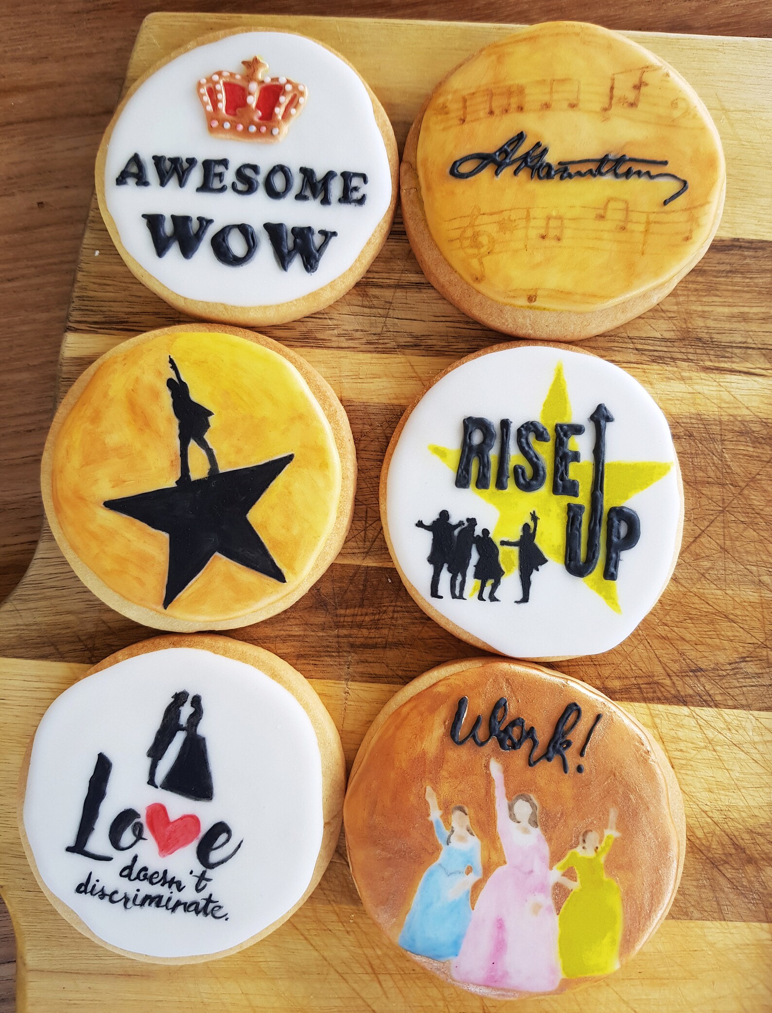 Hamilton Cookies Decorated Cookie Handpainted Cookie Royal Etsy UK