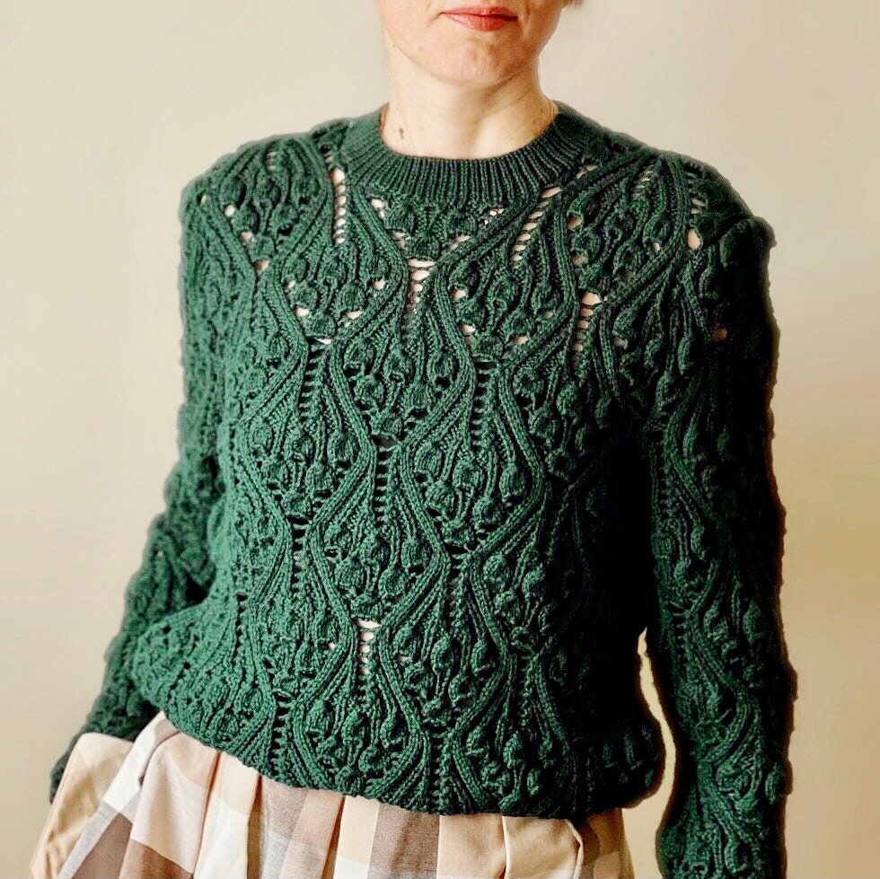 1940s Jumper, Knitted Jumper Pattern PDF, Vintage Knitting Patterns ...