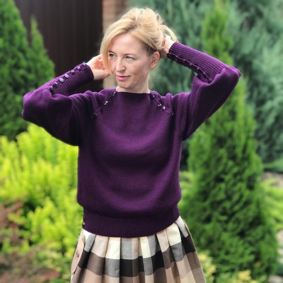 Vintage knit jumper cheap