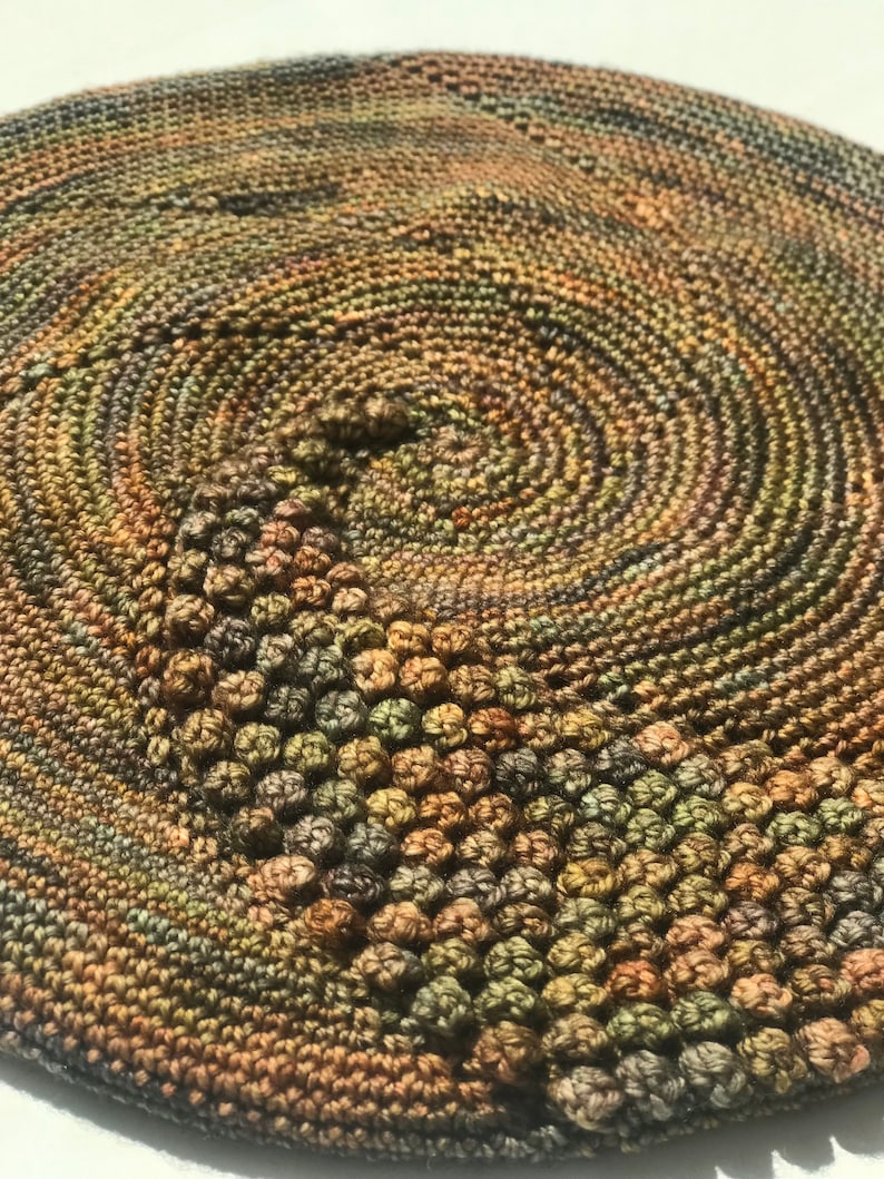 Crochet Beret Pattern 30s Vintage Beret Hat PDF Vintage Etsy
