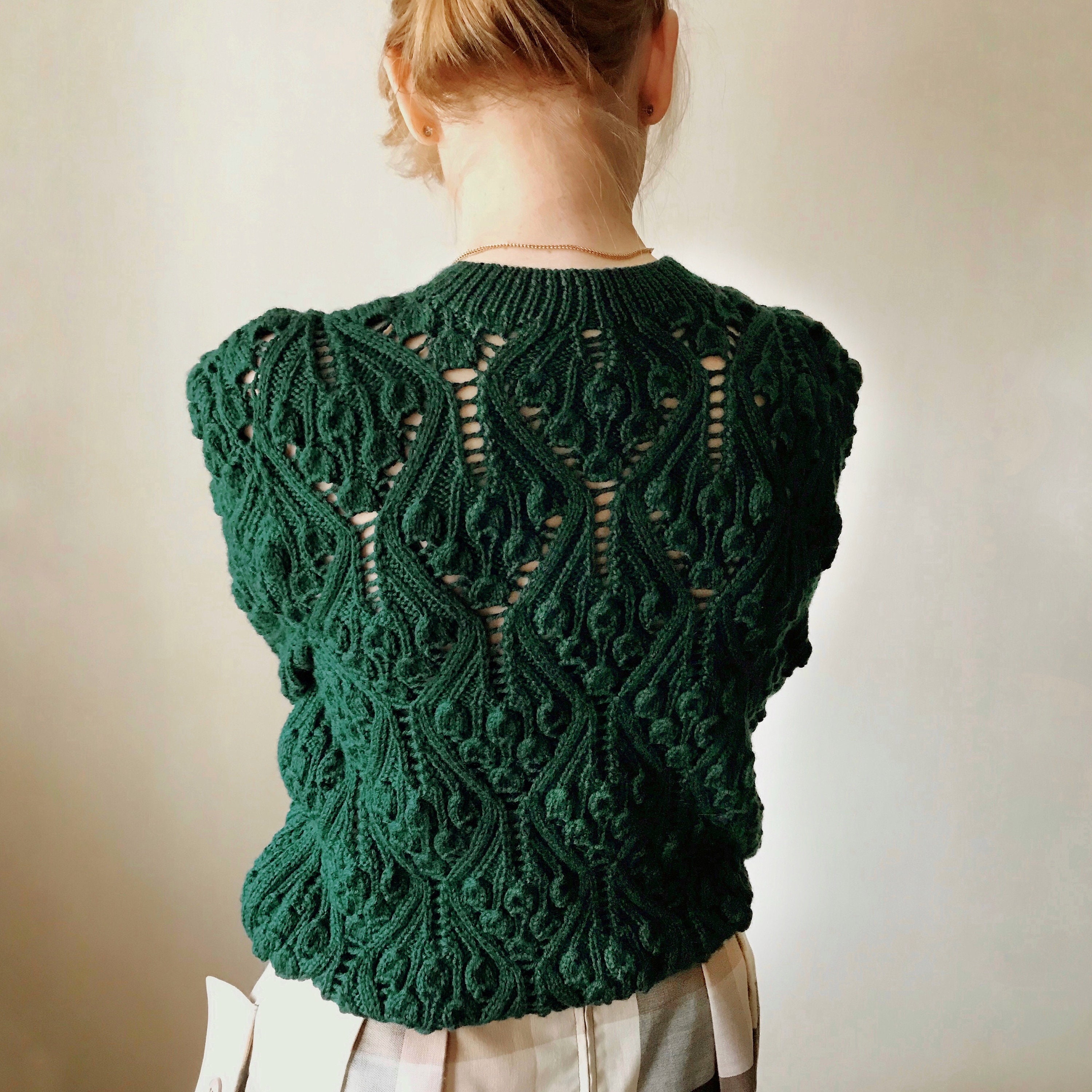 1940s Jumper, Knitted Jumper Pattern PDF, Vintage Knitting Patterns ...
