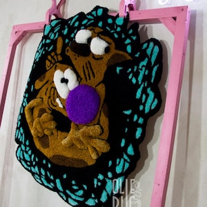 CATDOG Retro Cartoon Infância Anos Noventa - TAPETE Tufting, Tapetes Personalizados, Tapete Feito à Mão, Presente para Melhor Amigo, Presente para Irmã, Presentes para Irmão, Anos 90