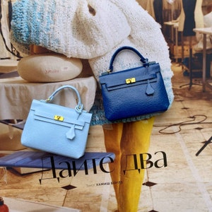 Bags in Kell style "Blue sky", for dolls 1/6 scale Blythe, Momoko, Integriti, FR-16, NF