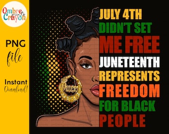 Juneteenth Black Pride PNG: Freedom & Justice (Digital Download)