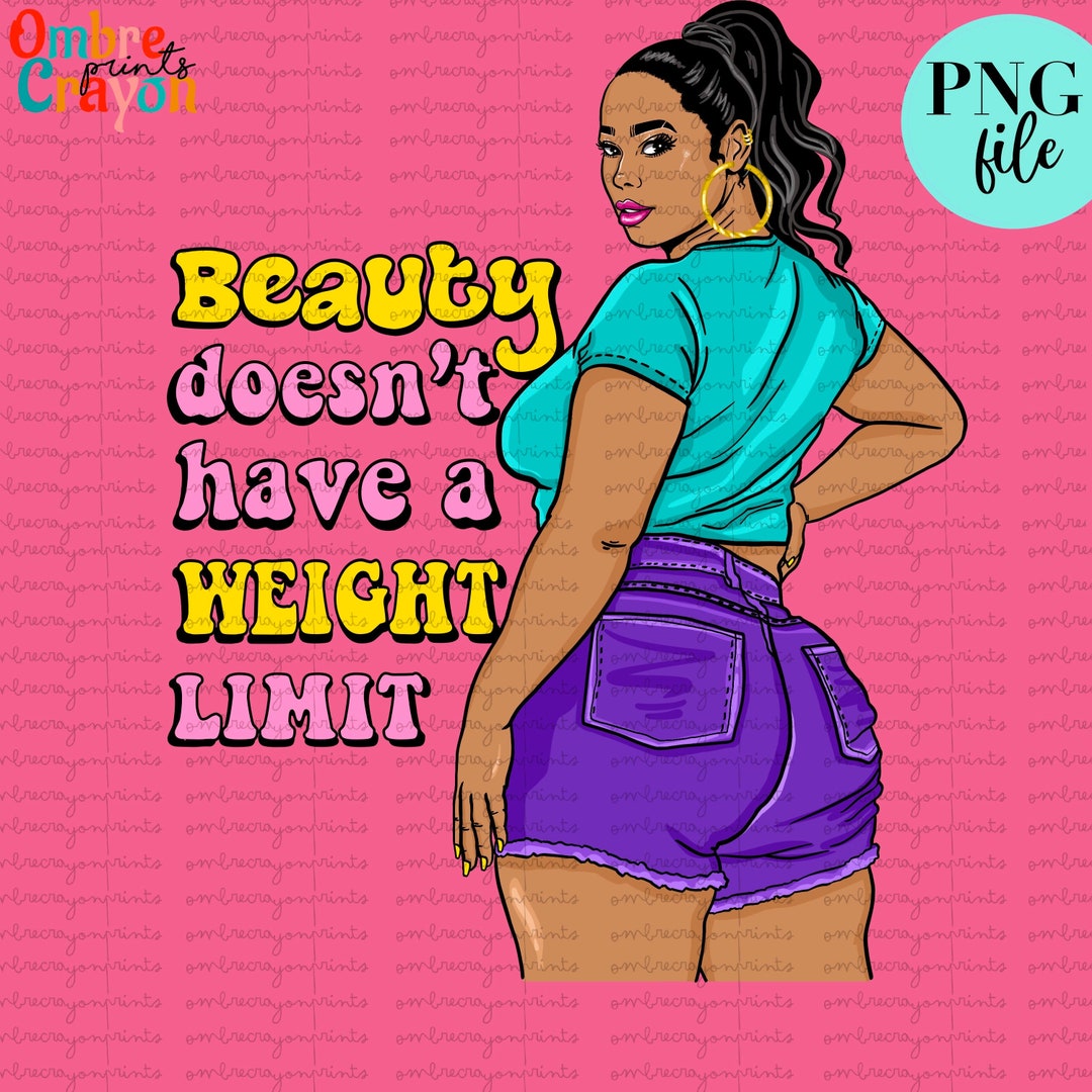 Beauty Doesn't Have A Weight LimitThick GoddessBlack Etsy España