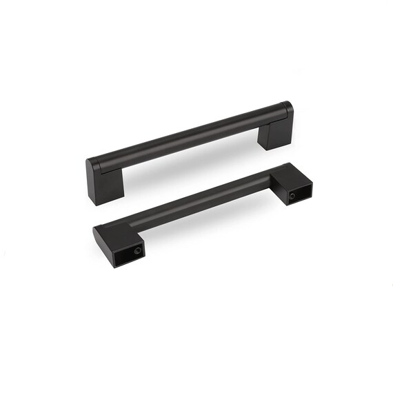 Matte Black Drawer Pullsblack Stainless Pulls for Etsy