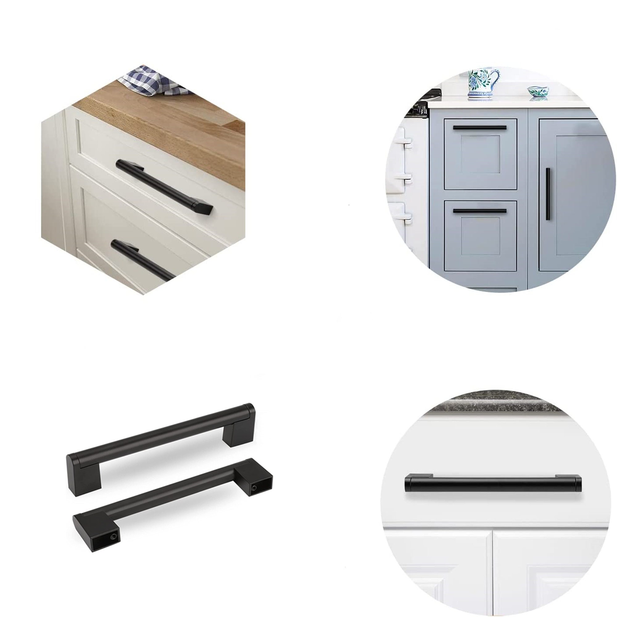 Matte Black Drawer Pullsblack Stainless Pulls for Etsy