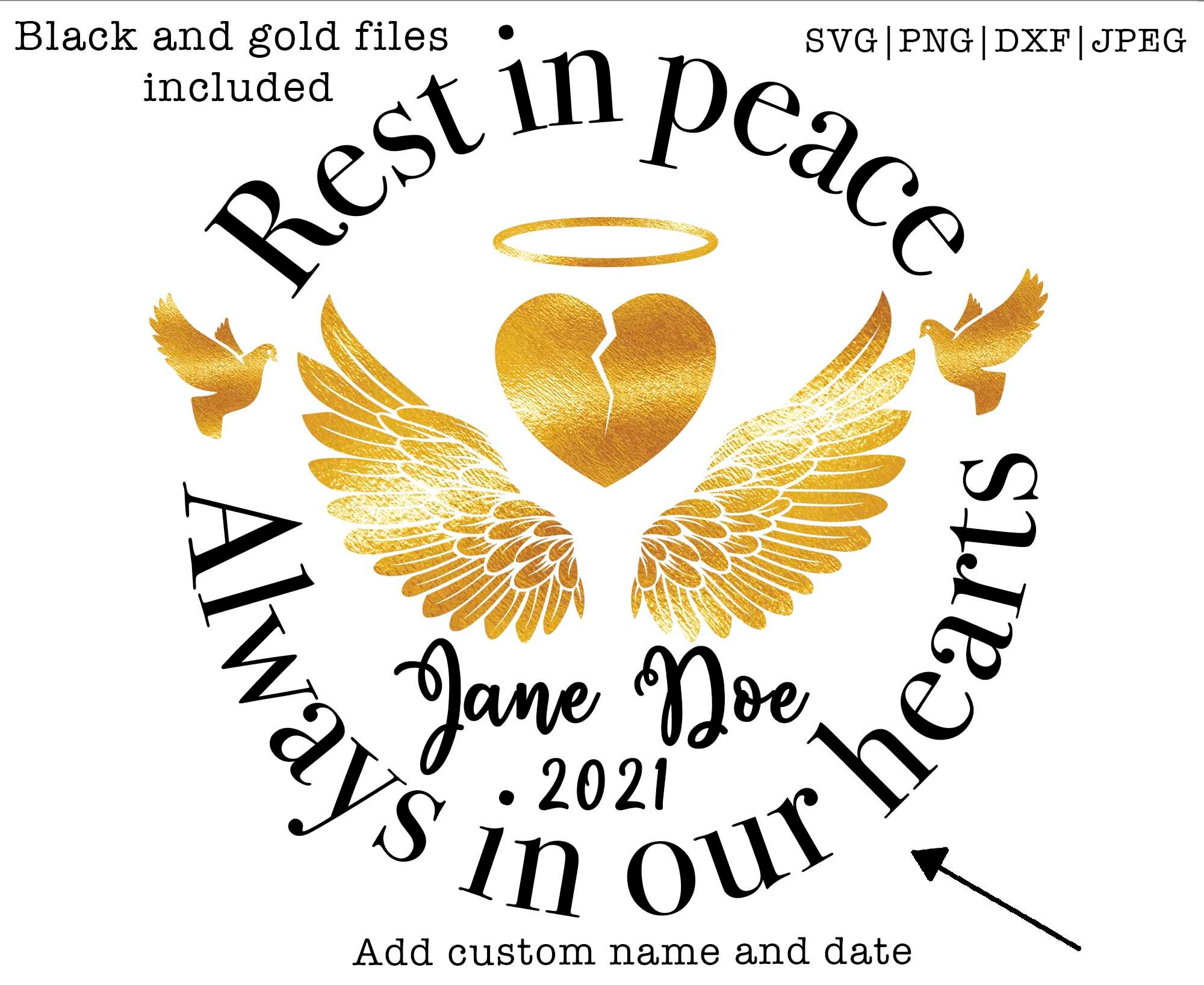 In loving memory svg Rip svg Memorial svg In memory svg Etsy Sympathy bereavement