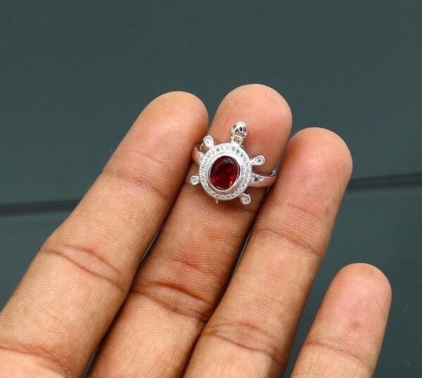 Tortoise Ring 925 Sterling Silver Best Gift Gift for Her Etsy