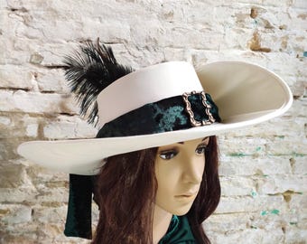 Spanish ren faire pirate nobleman musketeer hat