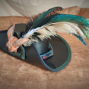 Pirate hat with goat skull for cosplay