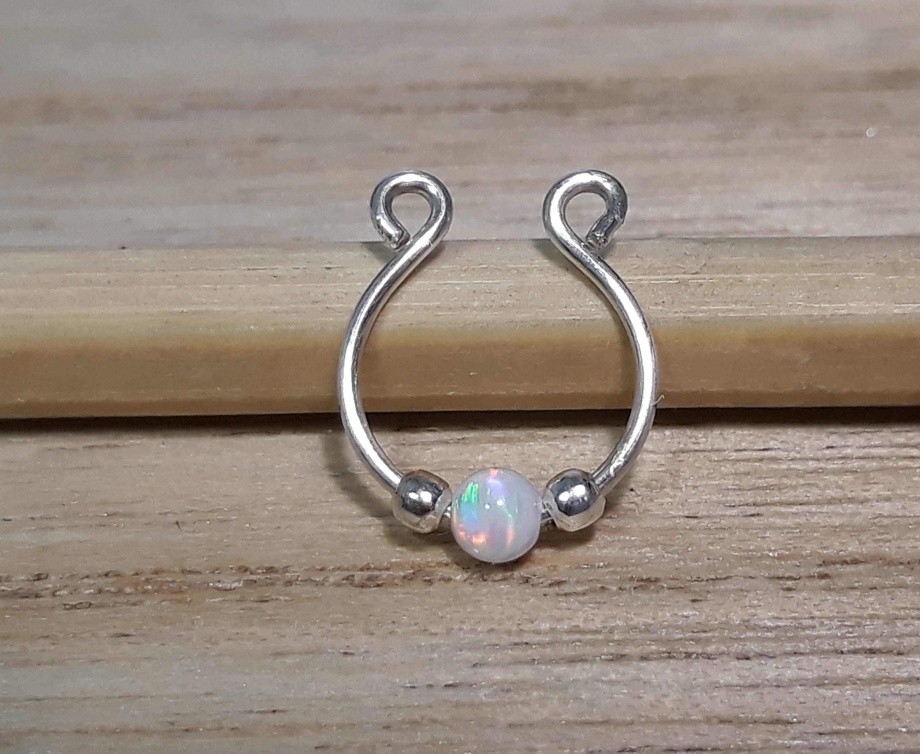Fake septum piercing magnetic deals