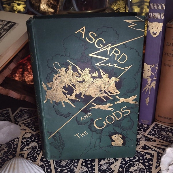 1882 Asgard And The Gods "EXTREMELY RARE" Norse Mythology, Thor, Odin, Giants & Elves, Odenwald ...