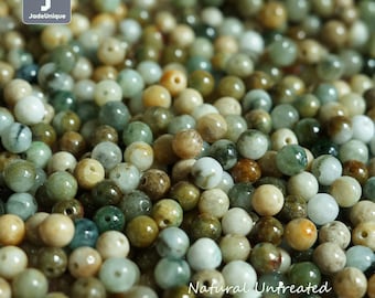 6.0mm Assorted Colours Jadeite Beads for Necklace/Bracelet | Burmese Jadeite Beads | Natural Untreated Grade A Jade