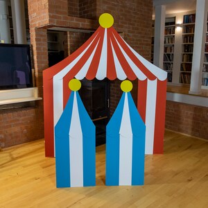 Circus Tent Stands, Huge 7FT Circus Themed Walkthrough Frame, Children ...