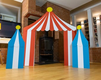 Supporto per tendone da circo da 7 piedi: centrotavola in cartone per feste