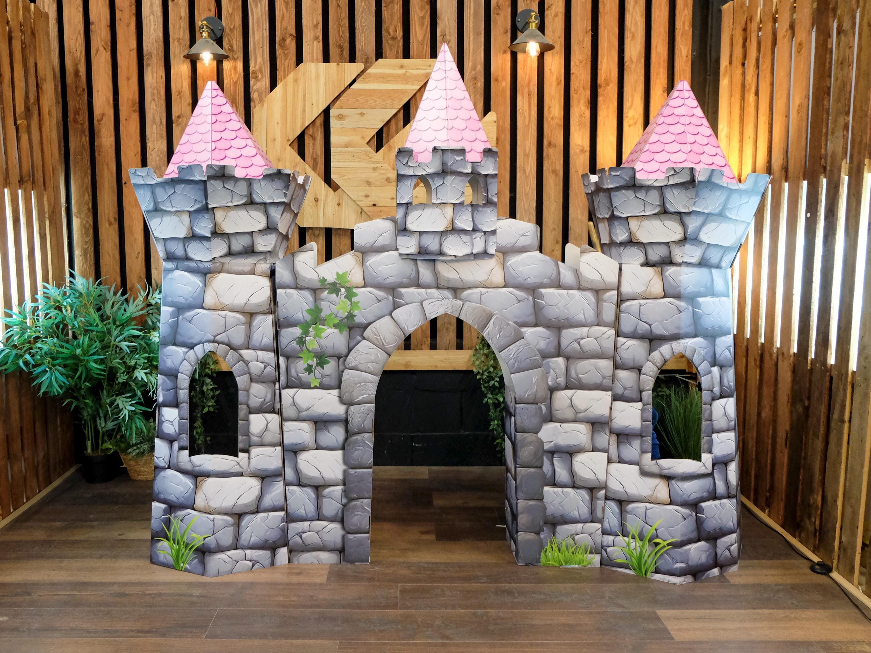 Life Size Princess Castle: 6.5ft Cardboard Playhouse \u0026 Photo Backdrop - Etsy, image size:3000x2250