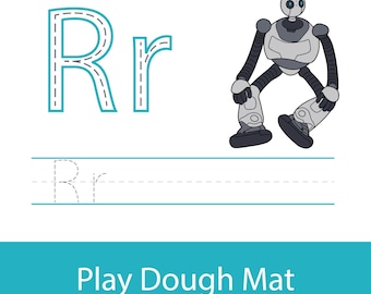 ABC Tracing Practice for Homeschool Toddler Activities Wild Robot