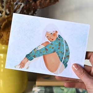 Carte Illustration Cosy Nür | A6 et Carré 17,5cm