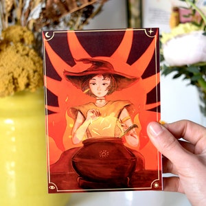 Carte Illustration The Witch | A5 et A4