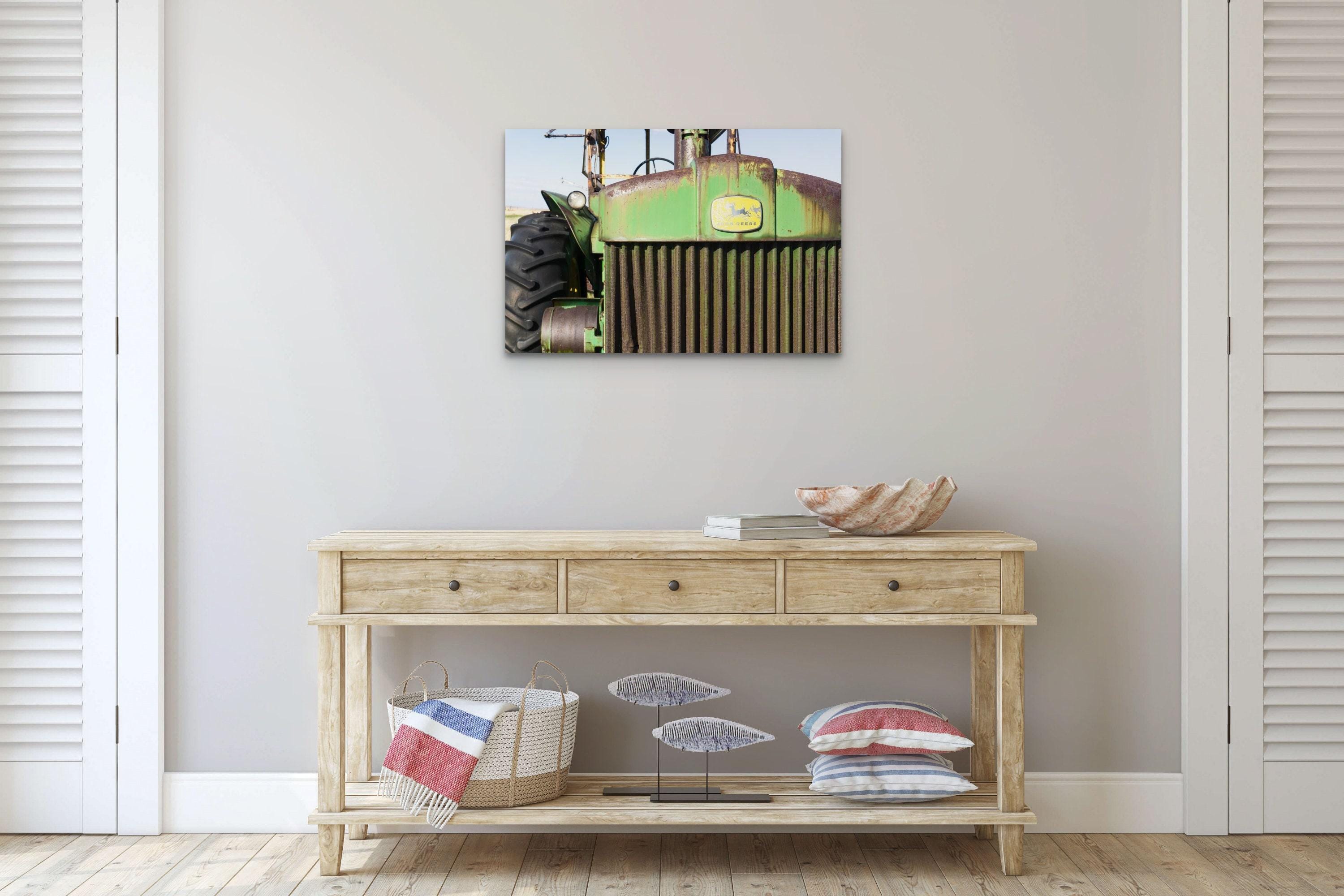 John Deere Rust - Vintage Tractor Front Grill Print 8x12 inches - Thumbnail 2