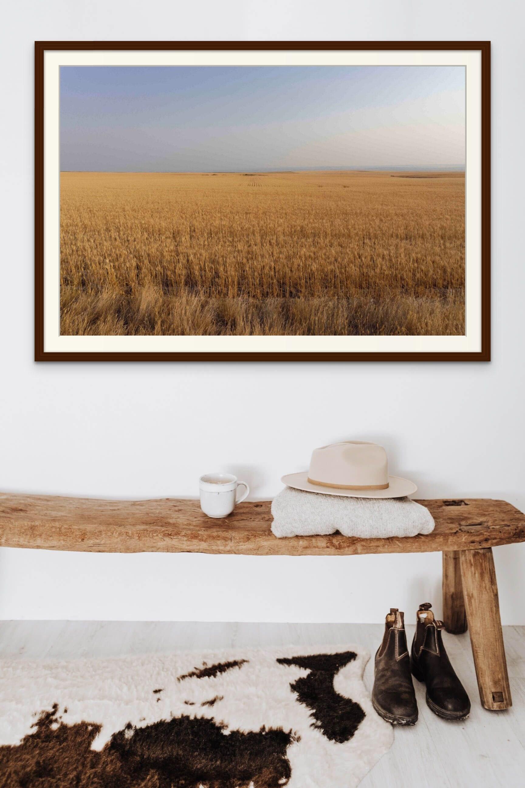 Golden Harvest - Montana Wheat Field Wall Art Print - Thumbnail 2