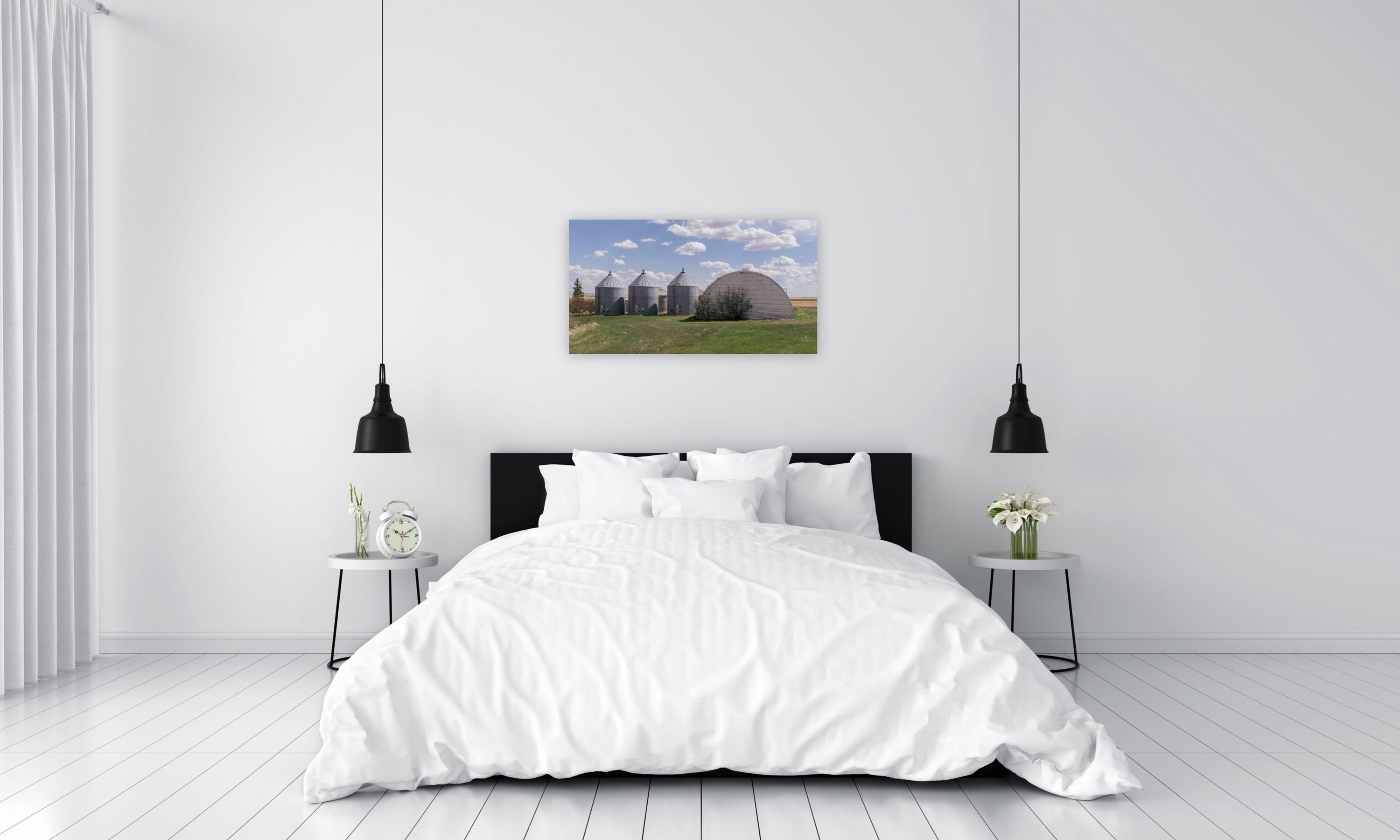 Grain Bin Wall Art Print Montana Photography Rustic Home Decor - Thumbnail 2