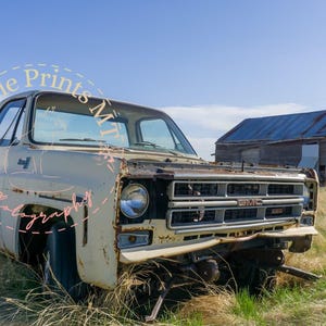 Rust and Memory - Vintage GMC Truck Wall Art Print