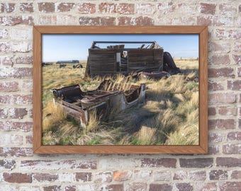 Unframed Photo Print - Prairie Relics - Rustic Farm Photography