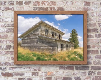 Unframed Photo Print - Rustic Shed Photo Print: Modern Farmhouse Wall Art