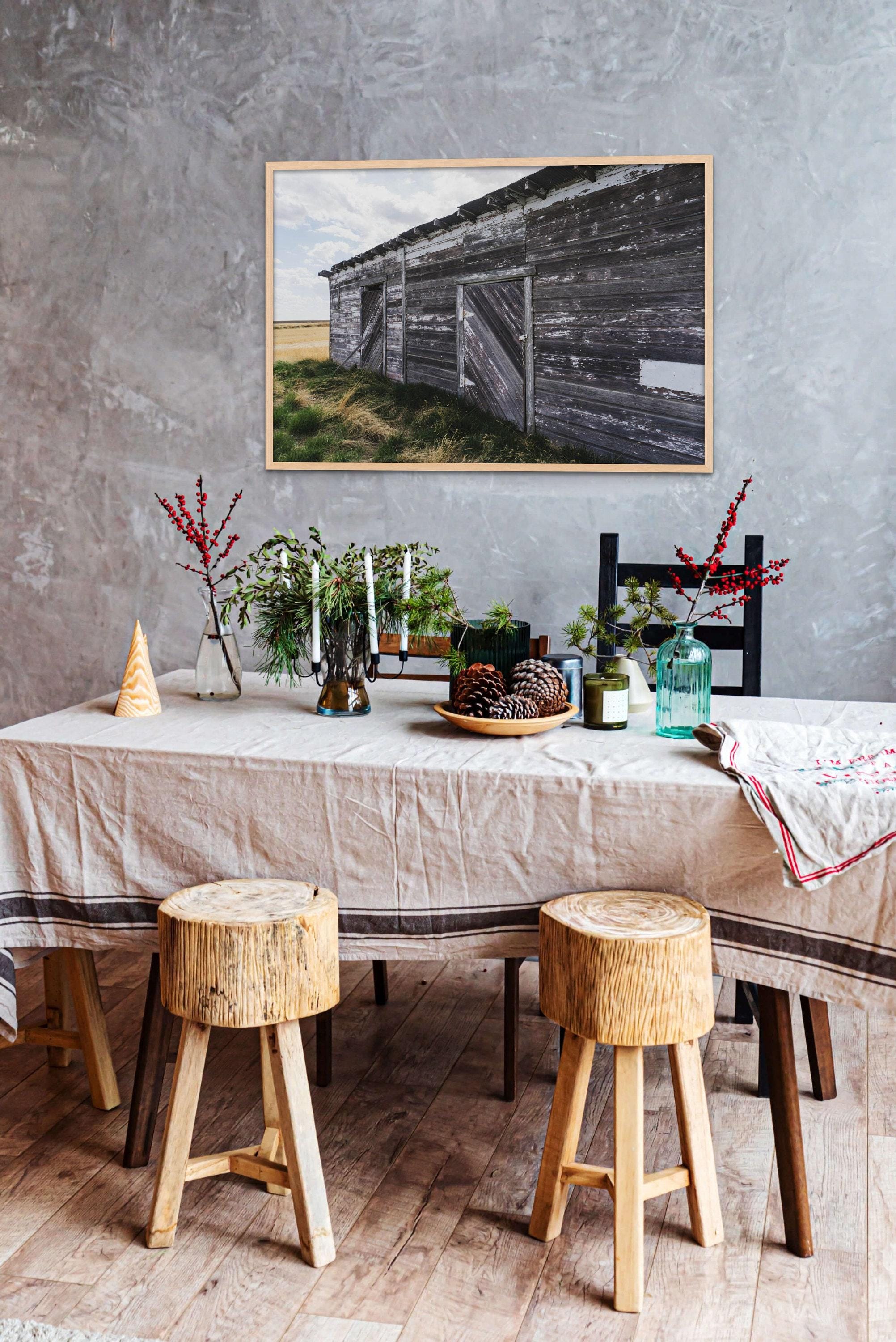Old Boards and Prairie Grass - Weathered Barn Wall Art - Thumbnail 2