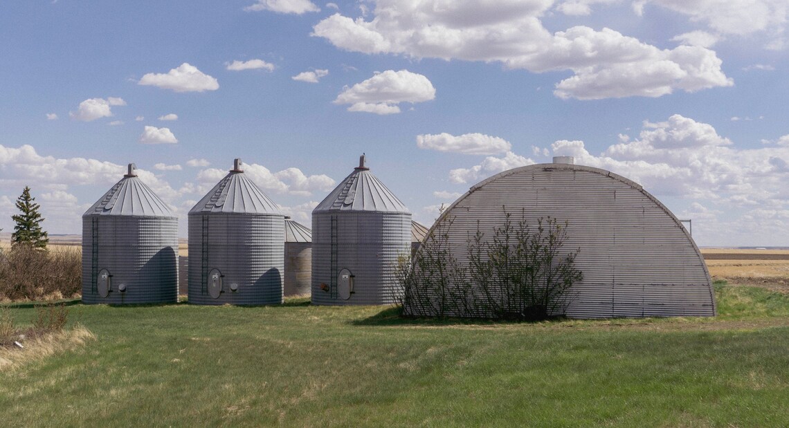 Grain Bins Quonset Silo Storage Building Housewarming Etsy