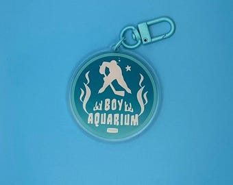 Keychain or Sticker - Boy Aquarium - Hockey - Heated Rivalry