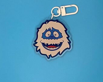Keychain or Sticker - The Bumble - Rudolph The Red Nose Reindeer - Retro Inspired - Christmas VHS Classic