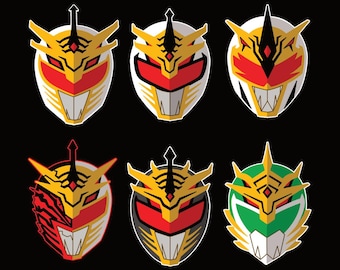 Stickers - Lord Drakkon Power Rangers 90’s Retro (MMPR, Zeo, Turbo, Dino Thunder) VHS Classic