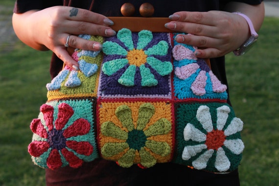 Crochet Flower Bag / Romashka Bag #3 - YouTube