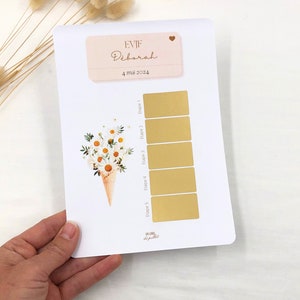 Scratch card per EVJF, programma EVJF, carta personalizzabile, futura sposa, addio al nubilato, animazione addio al nubilato