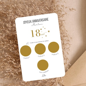 Customizable card | Scratch birthday card | gift voucher | personalized birthday | voucher for | nice gift card | announcement idea