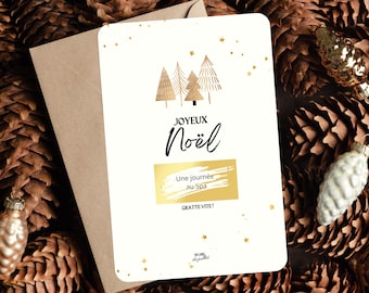 Original Scratch Card, Customizable Scratch Card, Personalized Christmas Gift Idea