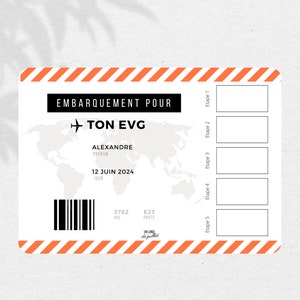 Carte à gratter pour EVG, programme EVG, carte personnalisable, futur marié, cadeau enterrement de vie de garçon, animation evg image 4
