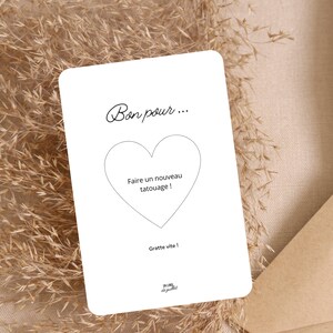 Cartão surpresa personalizado para raspar, anúncio de gravidez, vale-presente para raspar, união estável, pedido de casamento, testemunha, fim de semana imagem 4