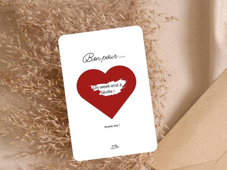 carte à gratter bon pour	voyage à disney, bon pour un weekend	weekend, carte cadeau	Bon cadeau personnalisé	carte cadeau Noël	cadeau papa	cadeau personnalisé	cadeau voyage	cadeau week end	carte à gratter annonce carte a gratter personnalisee