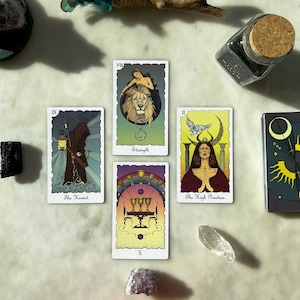 Classic Tarot Deck with Digital Guidebook and Tarot bag, Tarot Deck for Beginners